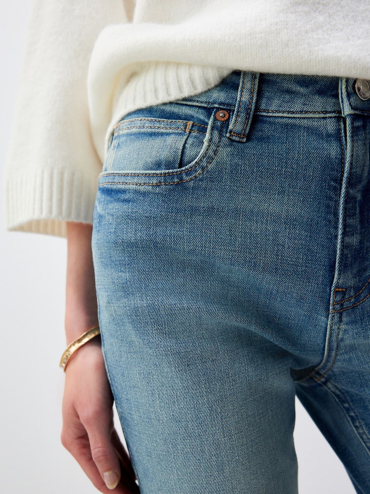 Green Tinted Slim Straight Jeans - Image 4 of 4