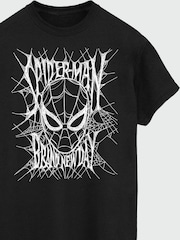 Brands In Black Marvel Spider-Man Brand New Day Mono Web T-Shirt - Image 4 of 5
