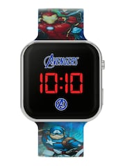 Peers Hardy Disney Marvel Avengers Blue Strap LED Watch - Image 1 of 4