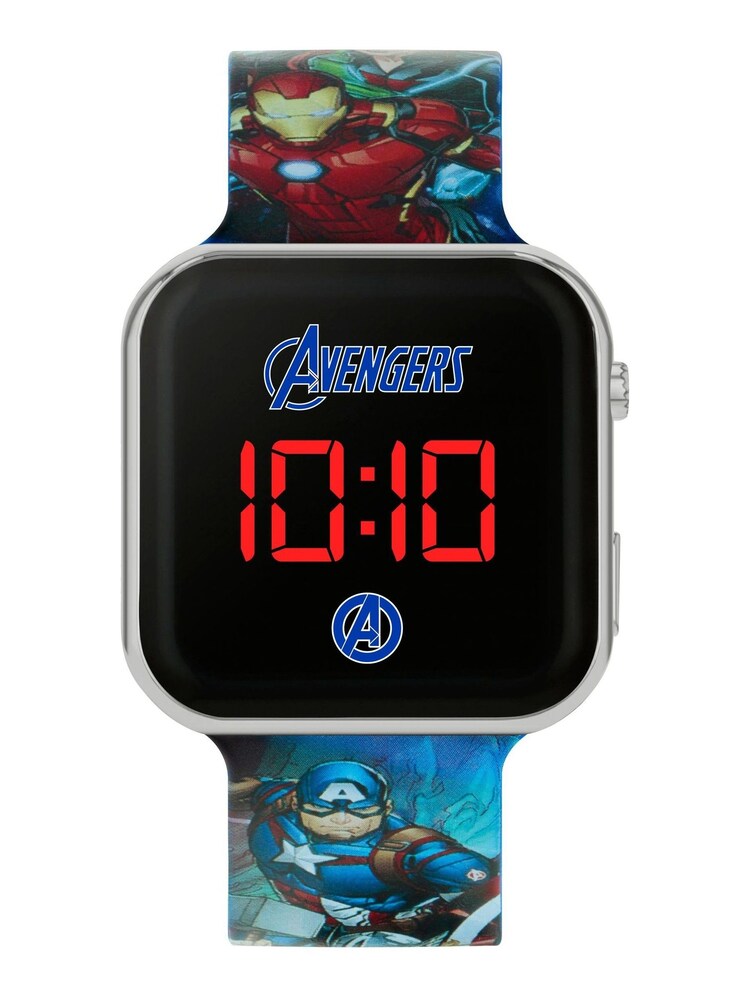 Peers Hardy Disney Marvel Avengers Blue Strap LED Watch - Image 1 of 4