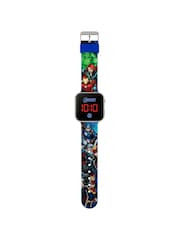 Peers Hardy Disney Marvel Avengers Blue Strap LED Watch - Image 2 of 4
