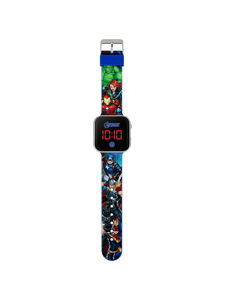 Peers Hardy Disney Marvel Avengers Blue Strap LED Watch - Image 2 of 4