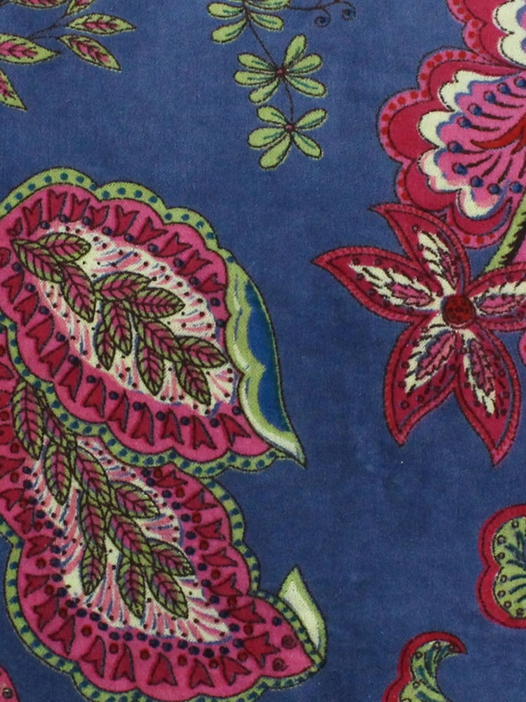 Riva Paoletti Smoke Blue Malisa Paisley Pattern Polyester Filled Cushion - Image 3 of 3