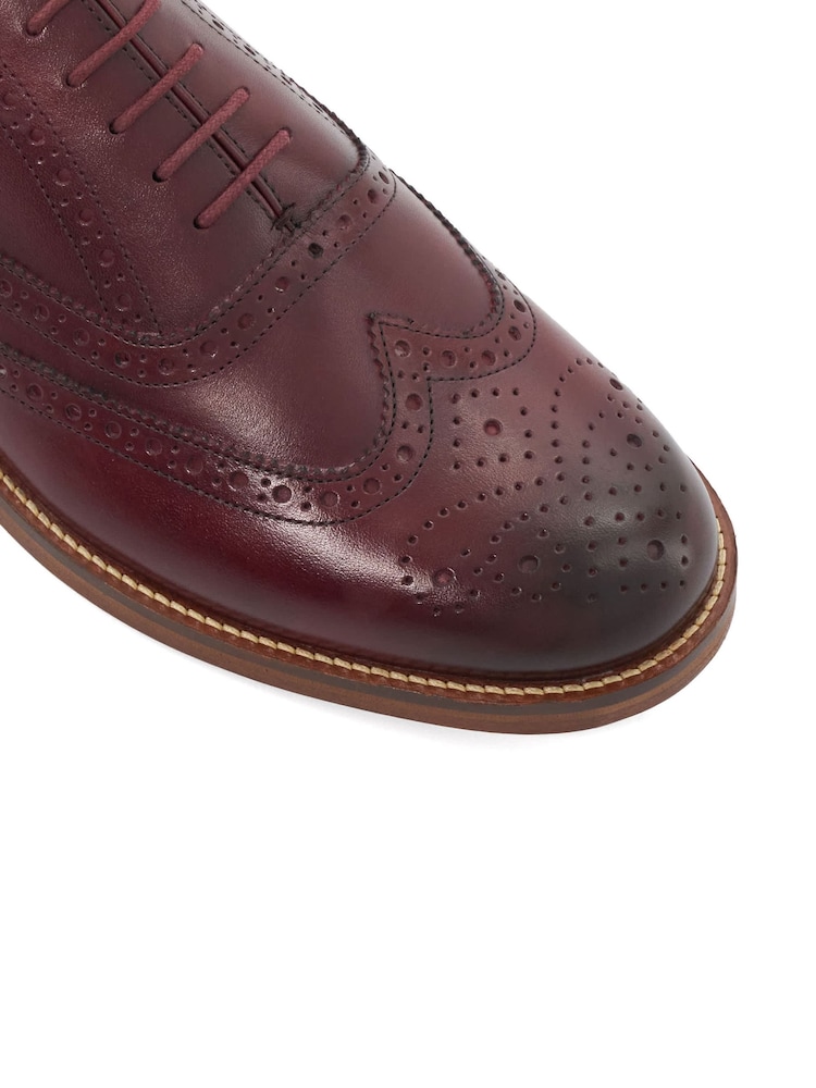 Rouge - Dune London Sadwell Brogues - Image 5 sur 5