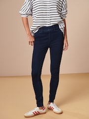 Rinse Blue Jersey Denim Leggings - Image 2 of 6