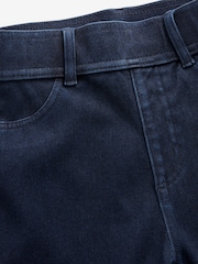 Rinse Blue Jersey Denim Leggings - Image 6 of 6