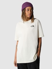 The North Face White Oversized Simple Dome 100% Cotton T-Shirt - Image 2 of 5