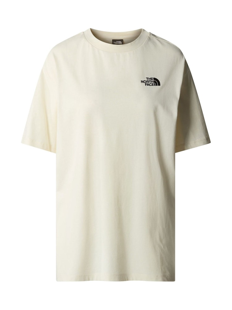 The North Face White Oversized Simple Dome 100% Cotton T-Shirt - Image 5 of 5