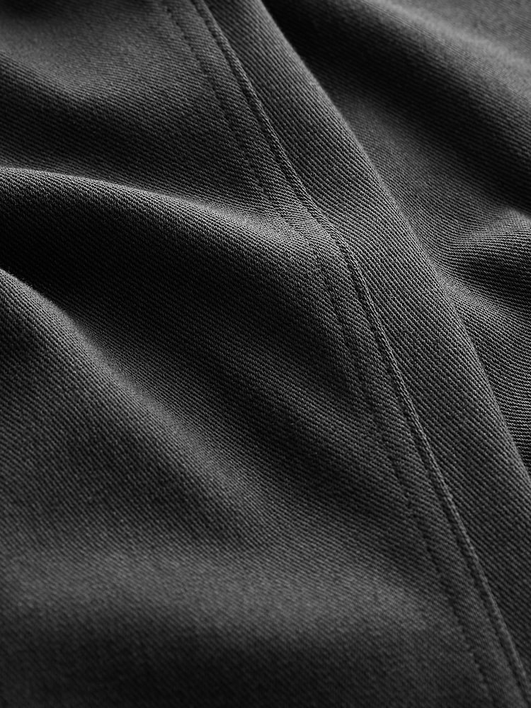 Black Fly Fasten Jersey Denim Leggings - Image 6 of 6