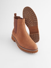 Tan Brown Regular/Wide Fit Forever Comfort® Chelsea Ankle Boots - Image 4 of 7