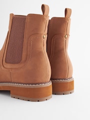 Tan Brown Regular/Wide Fit Forever Comfort® Chelsea Ankle Boots - Image 6 of 7