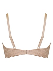 Pour Moi Almond Natural Padded Romance Moulded Plunge Push Up Bra - Image 5 of 5