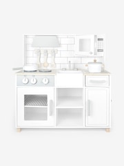 JoJo Maman Bébé White Henley Wooden Play Kitchen - Image 1 of 12