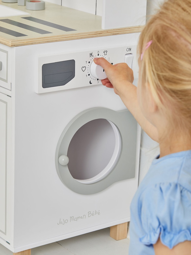 JoJo Maman Bébé White Henley Wooden Play Kitchen - Image 12 of 12
