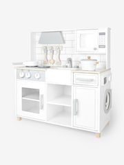 JoJo Maman Bébé White Henley Wooden Play Kitchen - Image 2 of 12