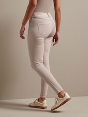 Mauve Pink Jersey Denim Leggings - Image 2 of 6