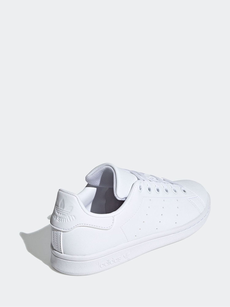 adidas Originals White Junior Stan Smith Trainers - Image 2 of 8
