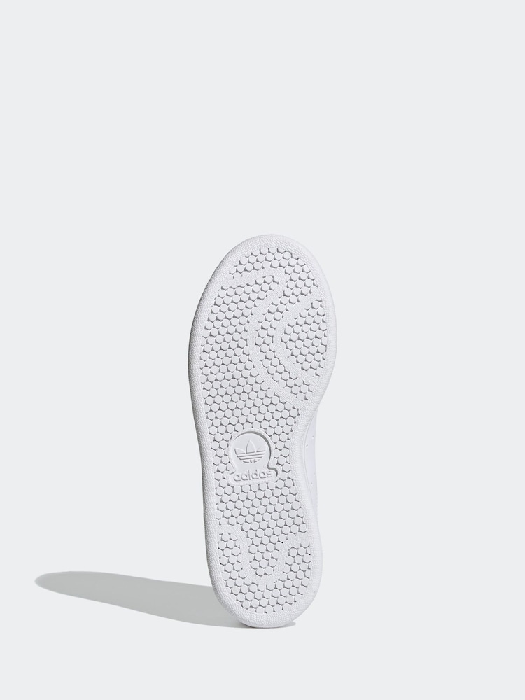 adidas Originals White Junior Stan Smith Trainers - Image 5 of 8