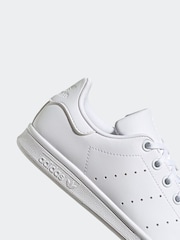 adidas Originals White Junior Stan Smith Trainers - Image 8 of 8