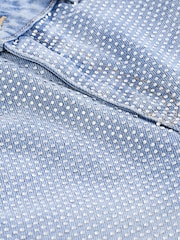 Mid Blue 100% Cotton Embellished Denim Shorts - Image 6 of 6