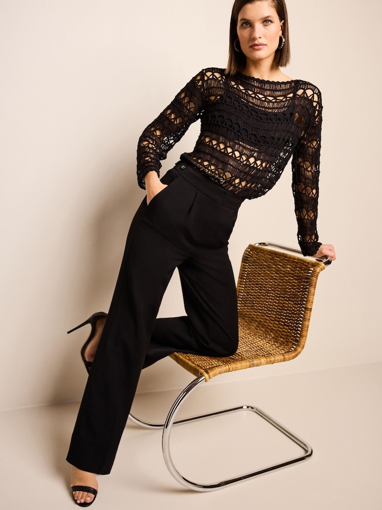 Schwarz - Hourglass Hose in Tailored Fit - Image 1 of 7