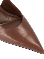 Dune London Brown Cai Slingbacks - Image 5 of 5