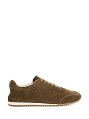 Dune London Olive Green Elora Trainers - Image 1 of 5