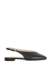 Dune London Black Heartbeat Ballet Pumps - Image 1 of 5