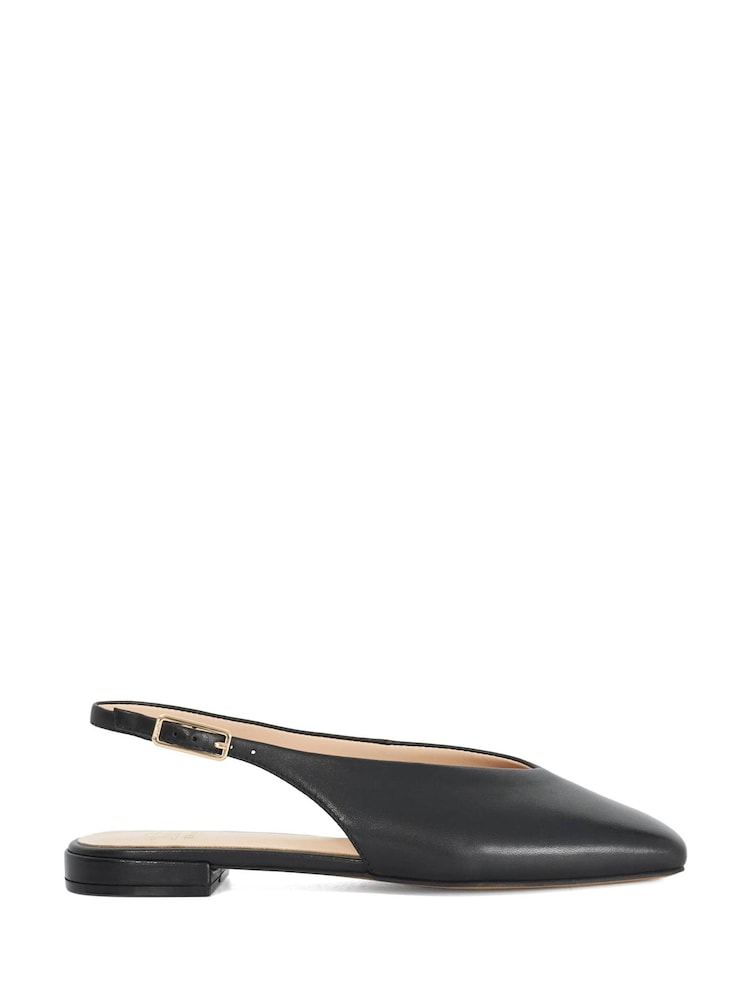 Dune London Black Heartbeat Ballet Pumps - Image 1 of 5 Dune London Black Heartbeat Ballet Pumps - Image 1 of 5