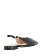 Dune London Black Heartbeat Ballet Pumps - Image 3 of 5