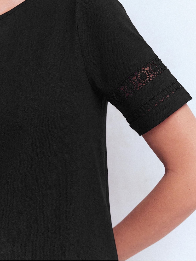 Boden Black Hattie Jersey T-Shirt Dress - Image 2 of 3 Boden Black Hattie Jersey T-Shirt Dress - Image 2 of 3