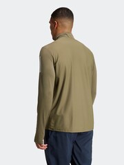 adidas Green Own the Run Quarter Zip Jacket - Image 2 of 6