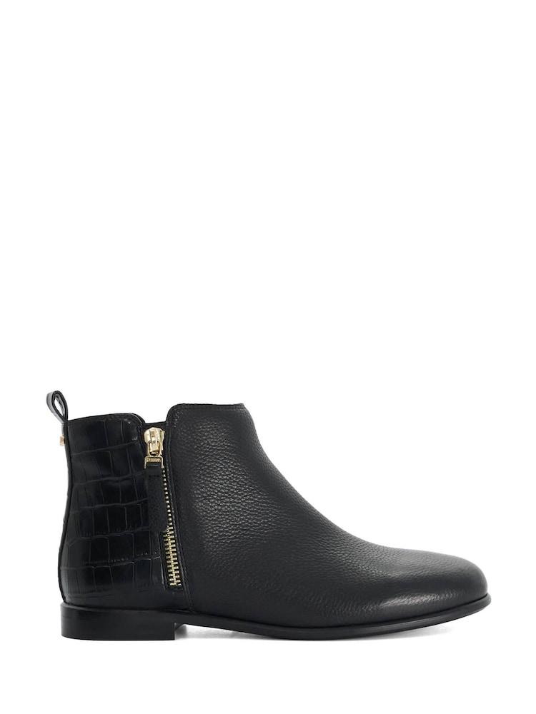 Dune London Black Pandya Ankle Boots - Image 1 of 5 Dune London Black Pandya Ankle Boots - Image 1 of 5