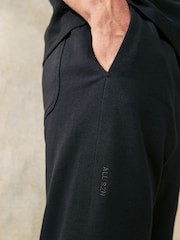 adidas Black All Season French Terry Regular Tapered 100% Cotton Joggers - Image 5 of 6