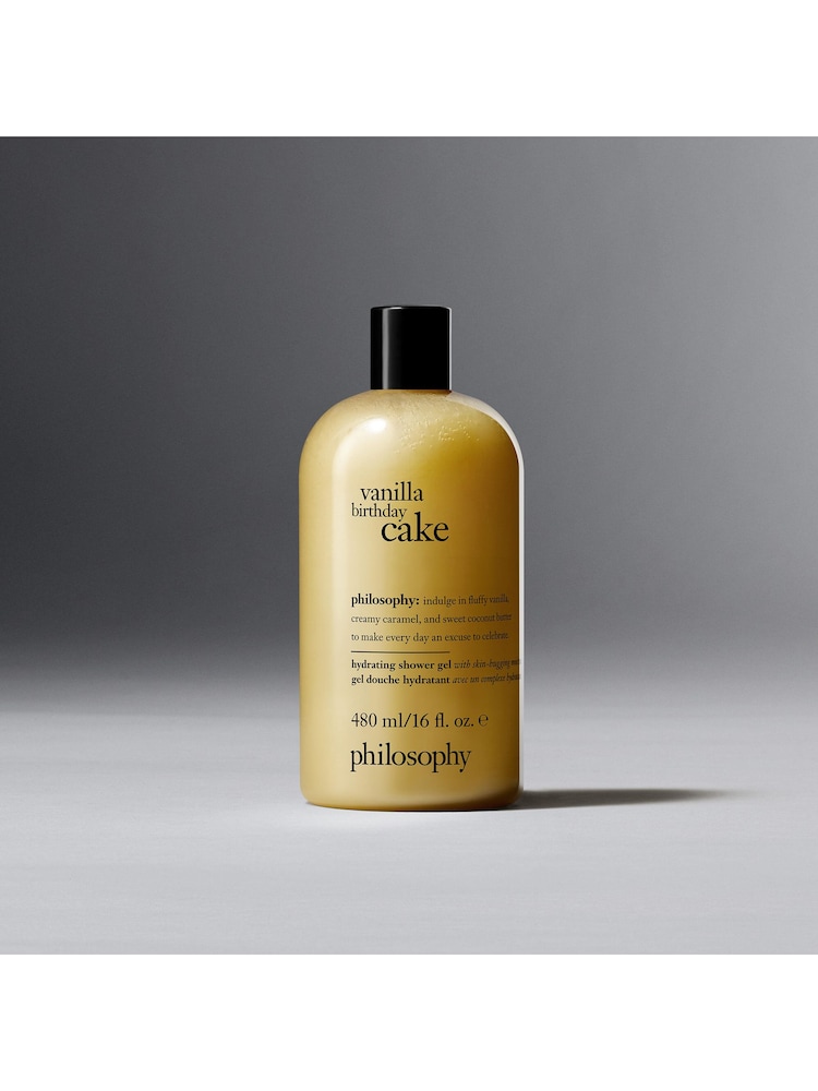 Philosophy Vanilla Birthday Cake Hydrating Shower 480ml - Image 5 of 5