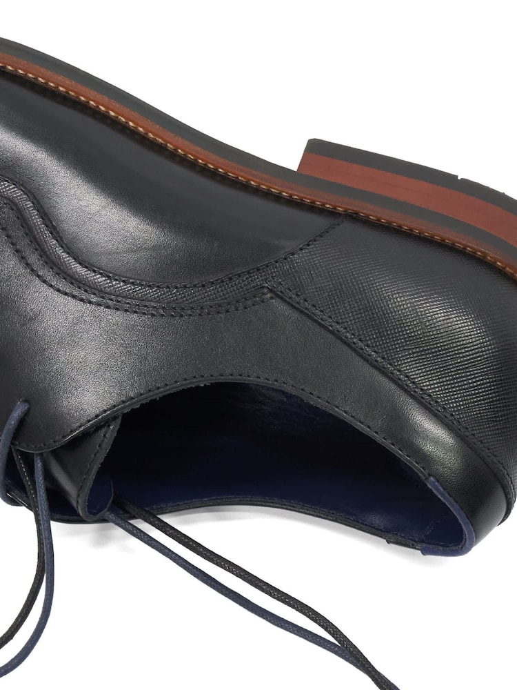 Dune London Black Stenton Lace Up Shoes - Image 5 of 5 Dune London Black Stenton Lace Up Shoes - Image 5 of 5