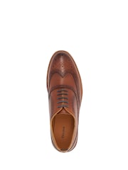 Dune London Brown Senser Derby Shoes - Image 4 of 5