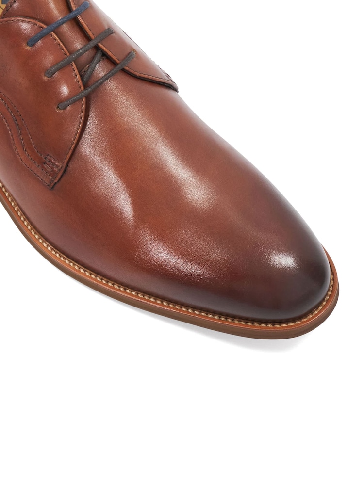 Dune London Tan Brown Stenton Lace Up Shoes - Image 5 of 5 Dune London Tan Brown Stenton Lace Up Shoes - Image 5 of 5