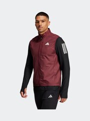 adidas Red Own the Run Gilet - Image 1 of 7