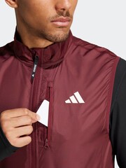 adidas Red Own the Run Gilet - Image 5 of 7