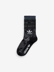 adidas Black Camo Crew Socks 2 Pack - Image 4 of 6
