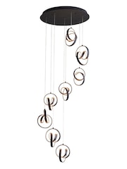 Gallery Home Black Cluster Light Dawson Pendant Ceiling Light - Image 7 of 7