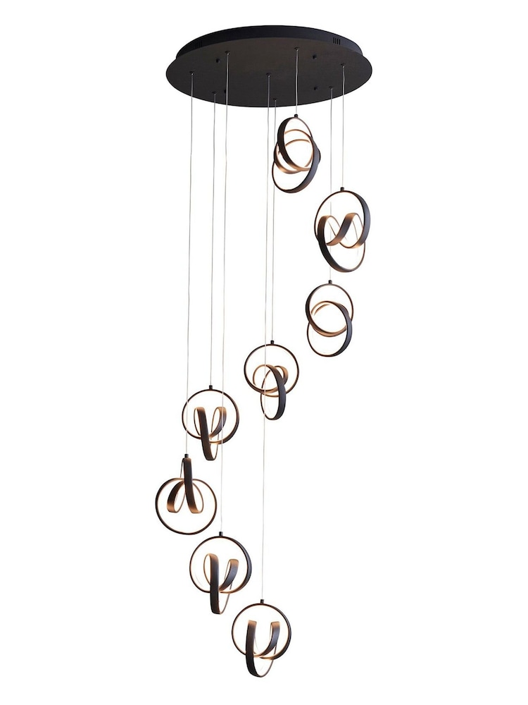 Gallery Home Black Cluster Light Dawson Pendant Ceiling Light - Image 7 of 7