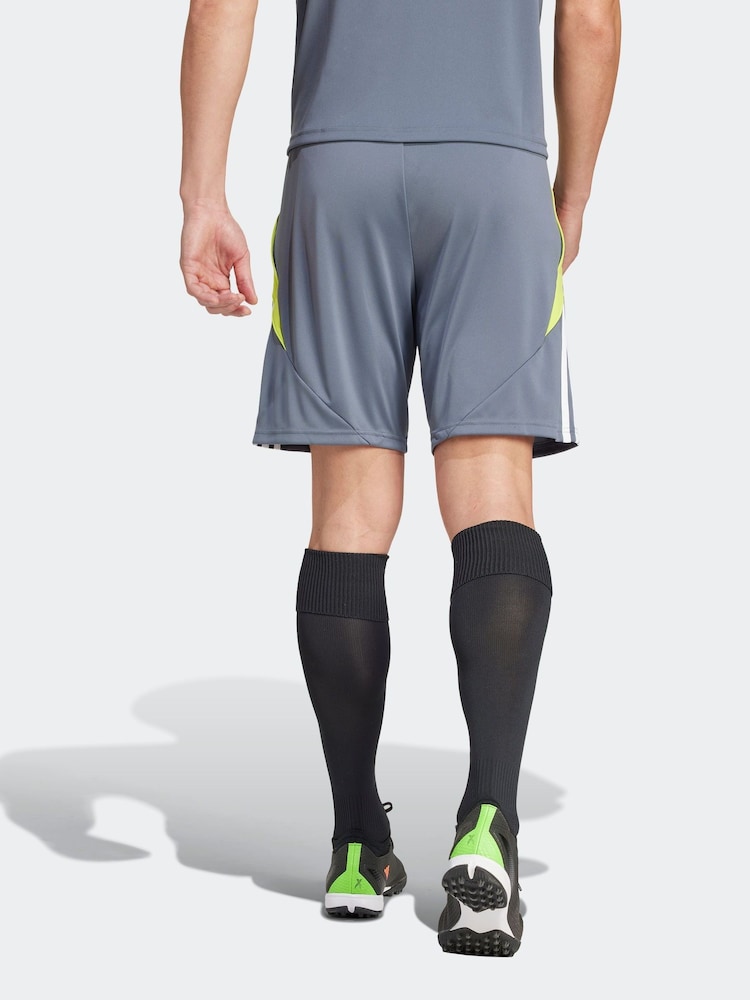 adidas Grey Tiro 24 Training Shorts - Image 2 of 6