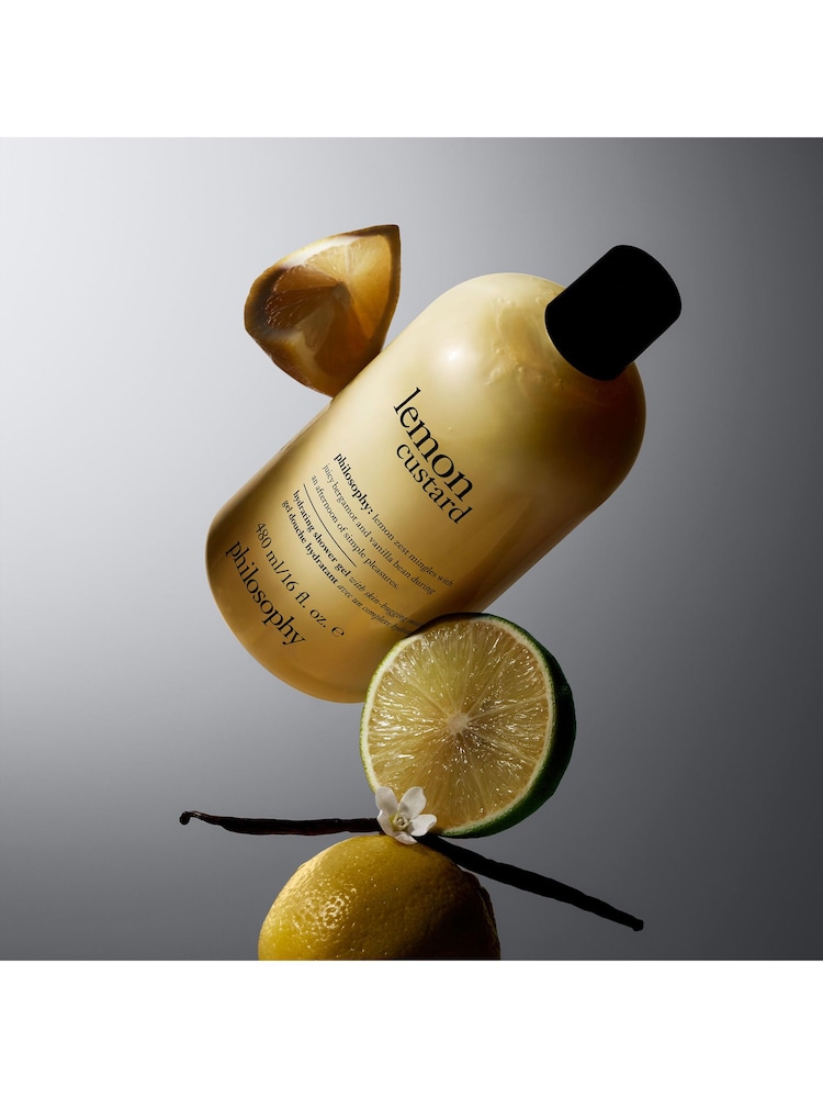 Philosophy Lemon Custard Hydrating Shower Gel 480ml - Image 2 of 5 Philosophy Lemon Custard Hydrating Shower Gel 480ml - Image 2 of 5