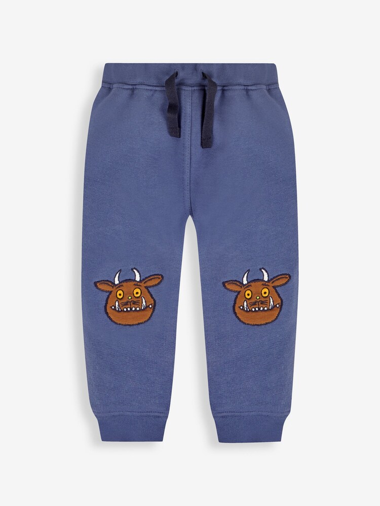 JoJo Maman Bébé Indigo The Gruffalo Appliqué Breton Top & Knee Joggers Baby Set - Image 3 of 5