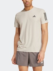 adidas Brown Own the Run T-Shirt - Image 3 of 7