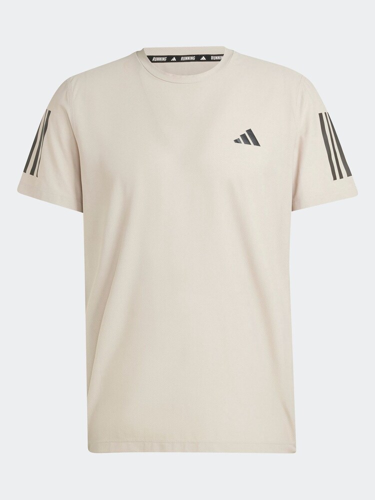adidas Brown Own the Run T-Shirt - Image 7 of 7
