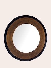 Laura Ashley Bronze Cara Large Mottled Round Mirror - Image 4 of 4