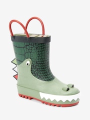 Green Crocodile Handle Wellies - Image 2 of 4